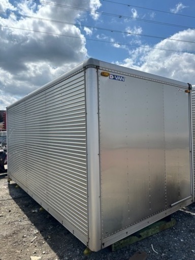 中古アルミコンテナ扉なし