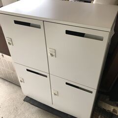 KOKUYO ロッカー 4人用パーソナルロッカー BWUH-RN4XM59SAW 2018年製