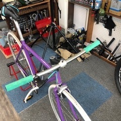 自転車屋の中古27インチ シティーサイクル 絶対パンクしない
