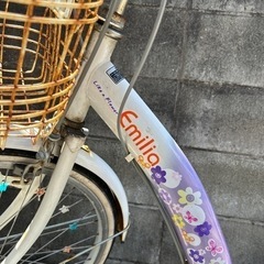 女の子　自転車　22インチの画像