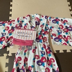 （お話し中）子供用品 ゆかたドレス　95 ②の画像