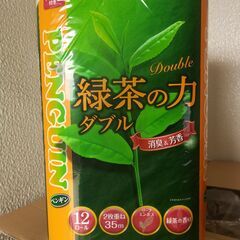 （取引中）トイレットペーパー 緑茶の力　１２ロール　ダブル（新品...