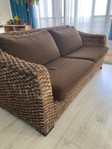 最終値下げ　アジアリゾート風⭐︎ソファセット