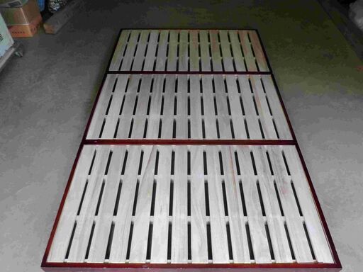すのこベッド　スノコベッド　セミダブル　値下げ交渉可能