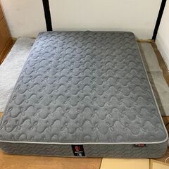 P0728 大塚家具 高級 備長炭ワイドダブルマットレス リバーシブル 幅1520の画像