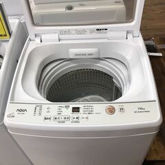 洗濯機 アクア QW-P7E 2022 6ヶ月保証付き