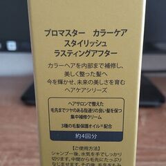 【ホーユー】プロマスター カラーケア スタイリッシュ ラスティングアフター 36gの画像