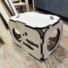 木製ボックス　30cm×30cm×45cm 組み立て式　の画像