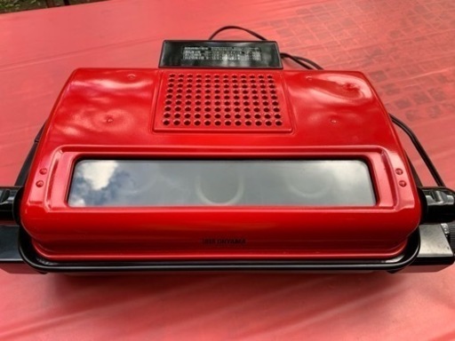 アイリスオーヤマ無煙マルチロースター　レッド　家電 キッチン家電 ホットプレート