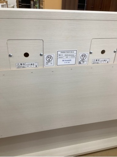 ニトリ　セミダブルベッド　引き出し付