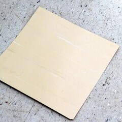 【恵庭】TOLI　床材　フロアタイル　PCV　マチコV　MV29　1セット12枚　30.3cm　ベージュ　中古品　PayPay支払いOK！の画像