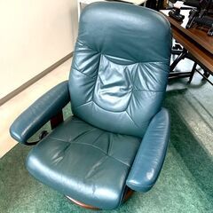 EKORNES/エコーネス ストレスレスチェア 本革 レザー グリーン 家具 椅子 札幌 東区