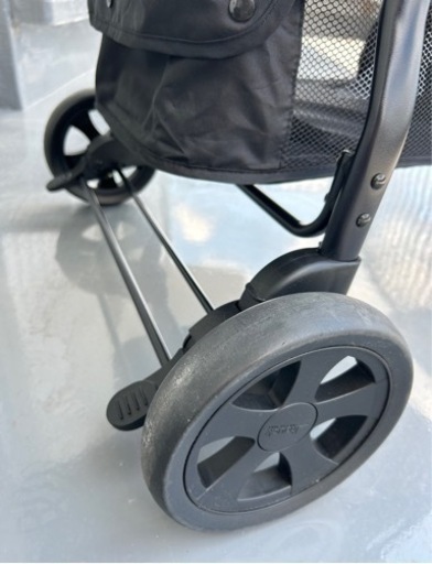 ⭐️値下げ⭐️☆美品☆大型折畳みベビーカートレー グズリなし EVAダブルタイヤ 積載25kg 子供用品 ベビー用品 ベビーカー、バギ