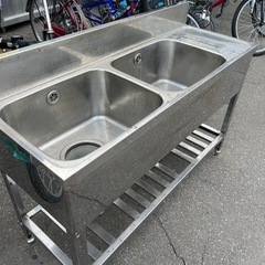 北海道の2槽シンクの中古が安い！激安で譲ります・無料であげます 
