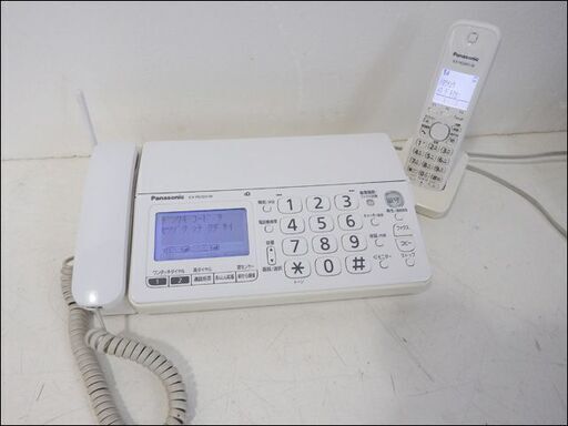 新札幌 パナソニック Panasonic KX-PD301-W [普通紙ファックス（子機1台） ホワイト おたっくす] /No2571,
