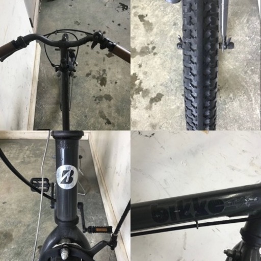 390★岐阜発　△BRIDGESTONE△bikke/子供用自転車△22インチ/走行確認/防犯有り/傷有り/サビ有り/現状品　R4.10/18★