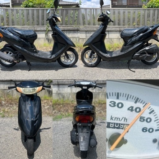 AF34ディオ快速2ストモデル！バッテリー・プラグ・エアクリなど新品交換で快調です☆50cc原付スクーター☆