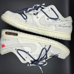 正規品 NIKE × OFFWHITE ダンクロー 18 OF 50 275mmの画像