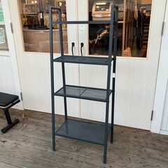 IKEA LERBERG スチールシェルフユニット（ダークグレー）