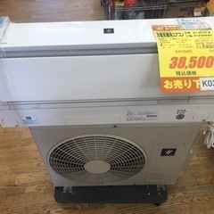 K035☆SHARP製☆2018年製冷暖房兼用エアコン6畳用☆3