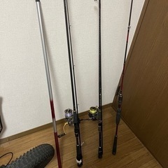 商談中１５日迄早い者勝ち超お得釣竿リール、バック、ボックス、フルセット