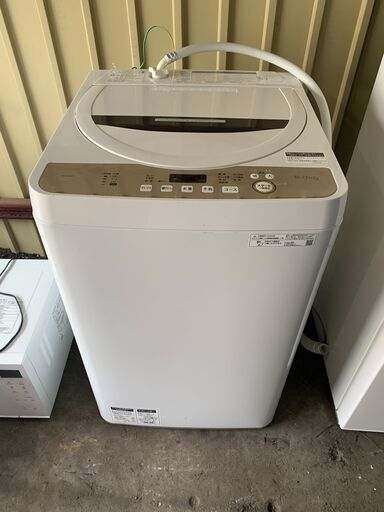 美品！　シャープ　SHARP　2020年製　洗濯機6kg　ES-GE6D　売ります！