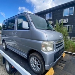 バモス‼️抹消渡し‼️部品取りなどに‼️74000キロ‼️4WD‼️
