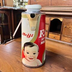 【愛品館 市原店】昭和レトロ　meiji 粉ミルク　FM-Uソフトカードミルクポットの画像