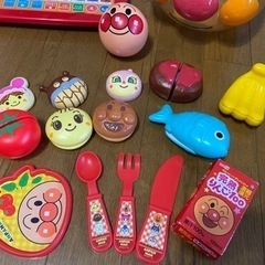 幼児　子供　キッズ　アンパンマン　知恵玩具　セット　ひらがなタブレット　ボールなど　おもちゃ　セット　まとめ売りの画像