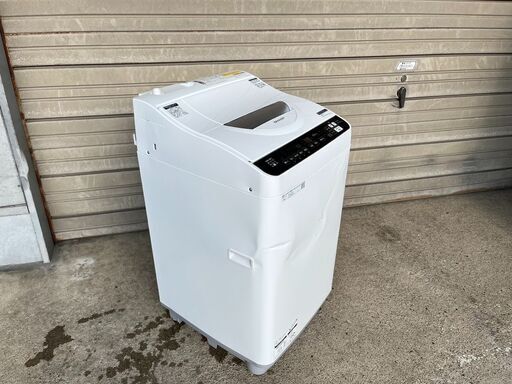 【訳有特価】2023年製 乾燥機能付き洗濯機 6.5k  乾燥容量3.5K シャープ ES-TX6GJ-W  中古動作品 クリーニング済み