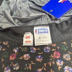 【新品・未使用】シルク100% 絹 ハット 帽子 レディース 56cmの画像