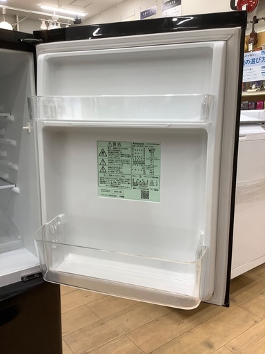 Panasonicの2ドア冷蔵庫が入荷しました！