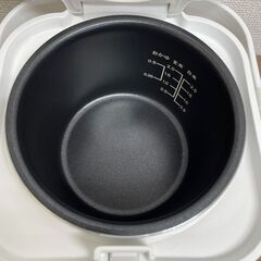 AONCIA マイコン炊飯器 S-RC012-W 2合炊きの画像