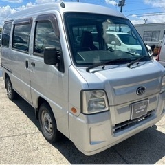 【支払総額16.8万円】8万キロ機関良好！サンバーバン車検令和8年6月 修復歴無し 故障少ないMT車両 丈夫で長持ち！農道のポルシェ♩の画像