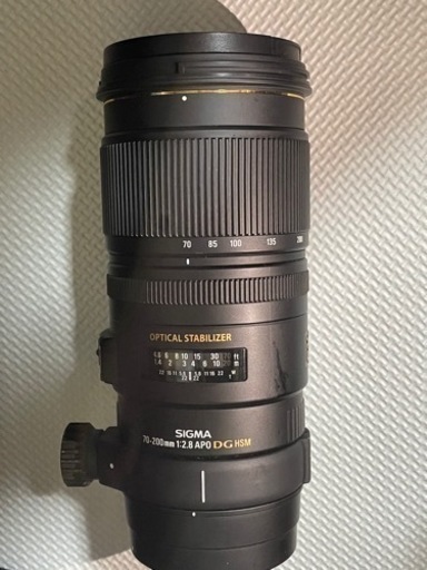 SIGMA 70-200 F2.8レンズ
