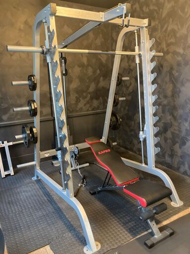 ハーフケージセット一式（WILDFIT製）重量プレート付き　※美品