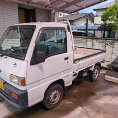 スバル サンバートラック　４WD　平成10年式　軽トラック　5MT　ラジオ の画像
