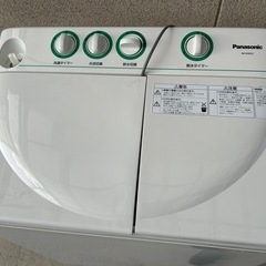 パナソニック2槽式洗濯機 NA-W40G2-W 4.0kg 2020年製の画像