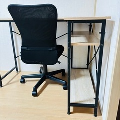 DOMY HOME l字デスク 幅107×奥行80cm パソコンデスク L字 ゲーミングデスク 机 pcデスクの画像