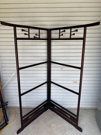 【糸島市内 送料無料】　九州民芸家具 衣紋掛 和モダン 天然木 木製 高級家具 レトロ アンブレラスタンド  48159-1-3-003（0604-3）