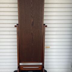 九州民芸家具姿見 鏡 和家具 座敷 和モダン 天然木 木製 高級家具 48159-