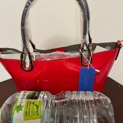 『新品』エナメルバッグの画像