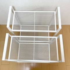 【直接引渡】IKEA イケア LERBERG レールベリ 2点まとめ シェルフユニット ホワイト 極美品 の画像