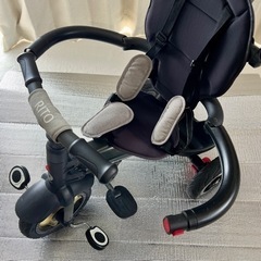 1台3役★舵取手押し棒付三輪車【Q PLAY RITO】の画像