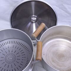 アルミ製　蒸し器　きれいの画像
