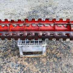 ★ジャンク相当品中古 シバウラトラクター SD1643の純正ロータリーRS3143用代掻きアタッチメント 籠型ハロー 使用可能です★の画像