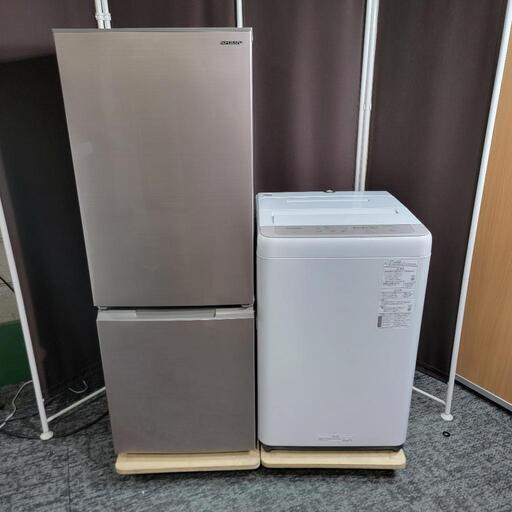 ‍♂️h060619売約済み‼️配送設置は無料‼️最新2022年製✨つけかえドア対応✨SHARP × Panasonic 家電セット