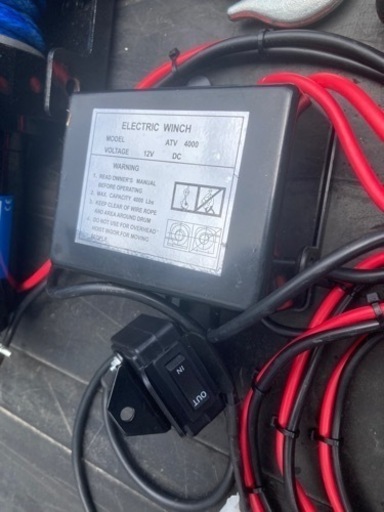 電動ウインチ 12V  ATV　4000lbs ロープタイプ