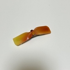 【新品未使用品】リボンバレッタ　べっ甲風②の画像
