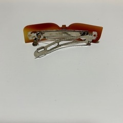 【新品未使用品】リボンバレッタ　べっ甲風　⑤の画像